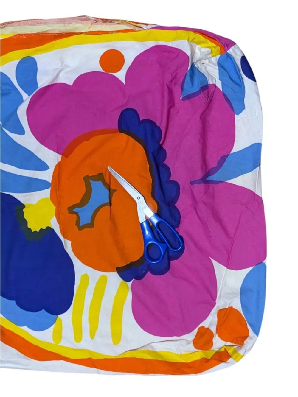 Handmade Marimekko Karuselli Unikko Print Pillow Shams Covers Mod Maximalist